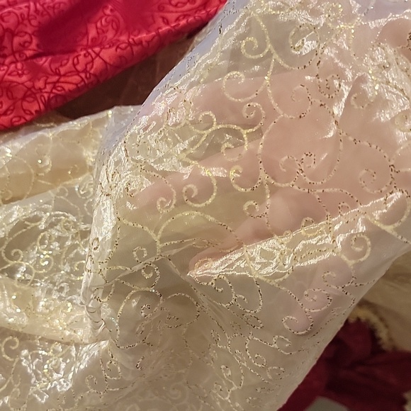 Deluxe Belle Dress Disney Direct Holiday Gown Dress size M (7/8) with a coat - Picture 9 of 17